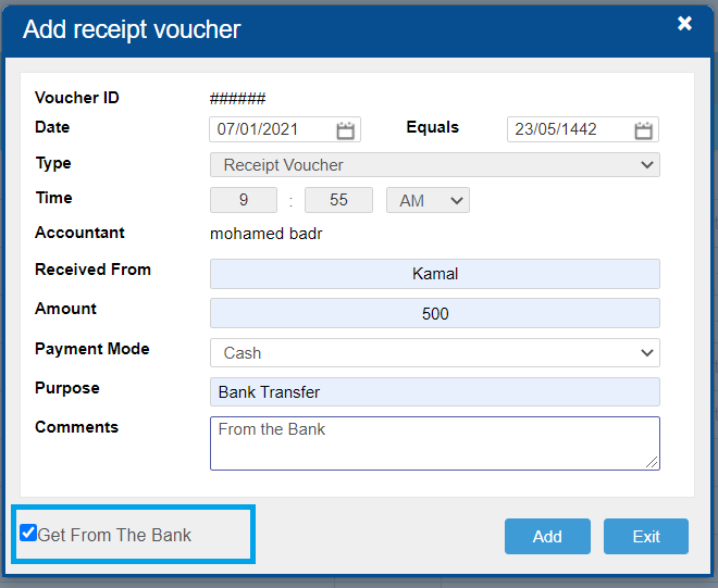 Method of Payments