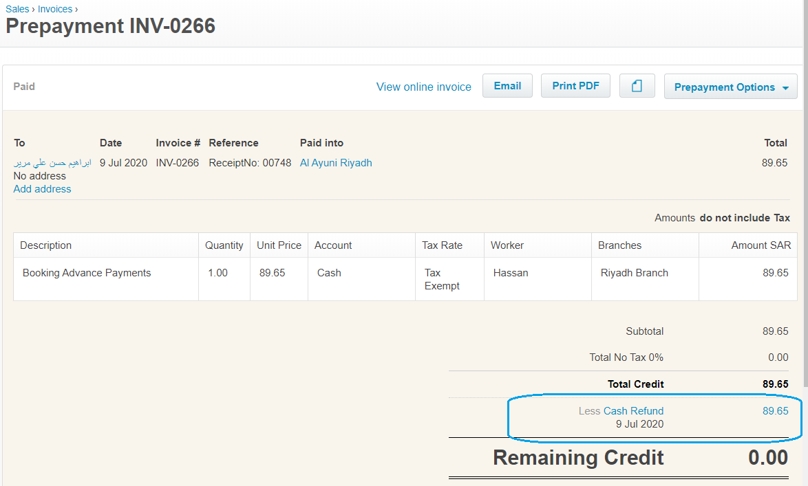 Method of Payments