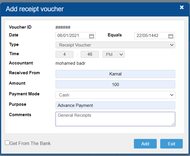 Method of Payments